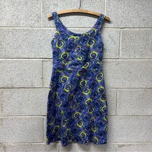 REI Cotton Blend Patterned Tank Dress